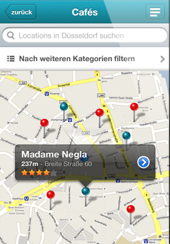 Umgebung - iPhone App Vorschau